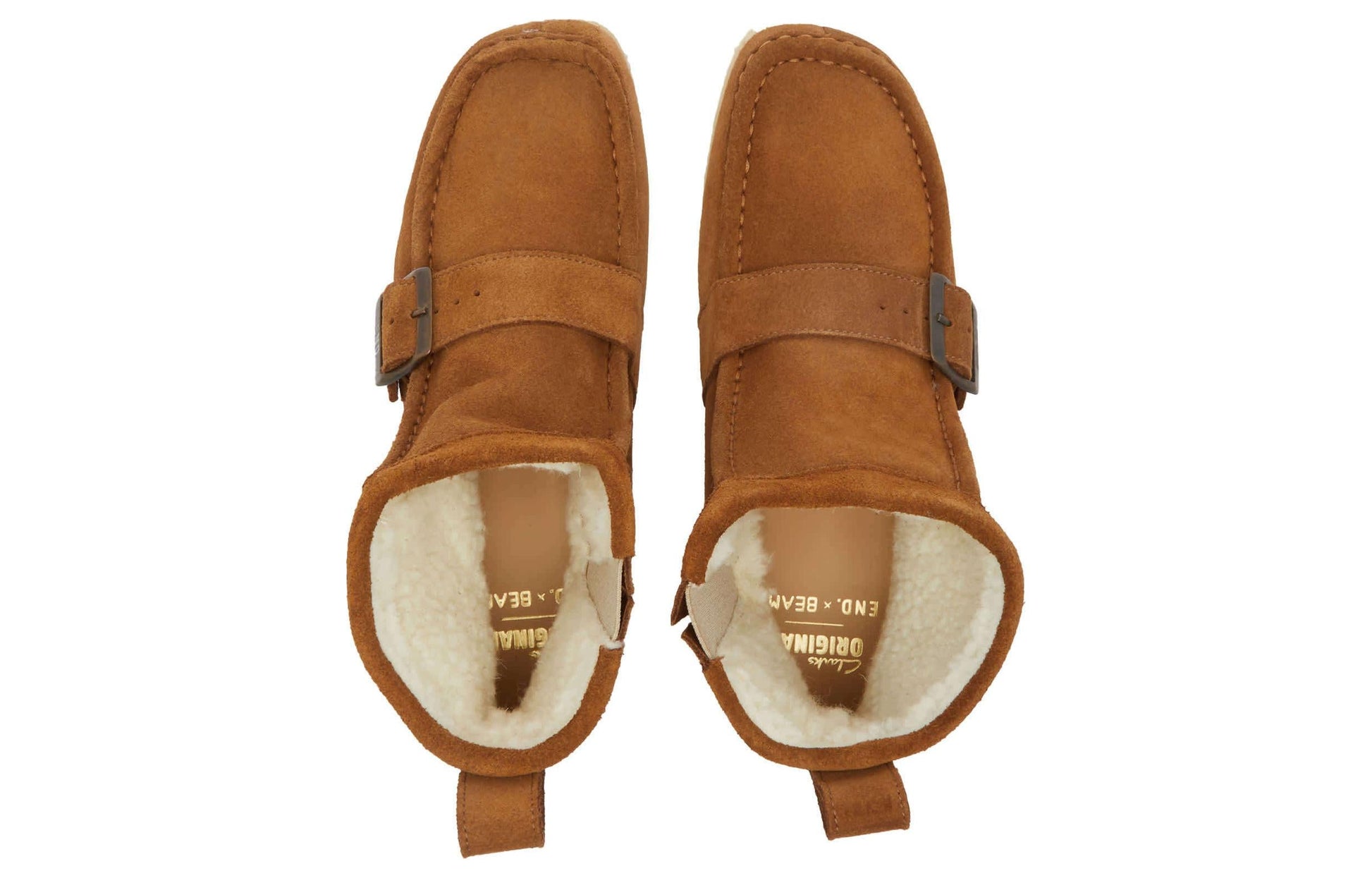 Clarks x END. x Beams Plus Walla Hi Strap 'Dark Brown' 26176622