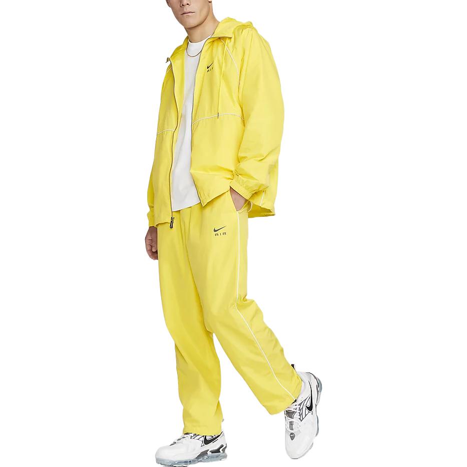 Nike Sports  Straight Knitted Casual Pants/Trousers Men's Lemon Yellow DQ4216-765