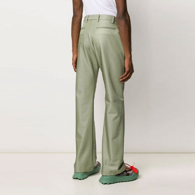 Off-White Solid Color Design Pants Slim Fit Version OMCA125S20H770204600