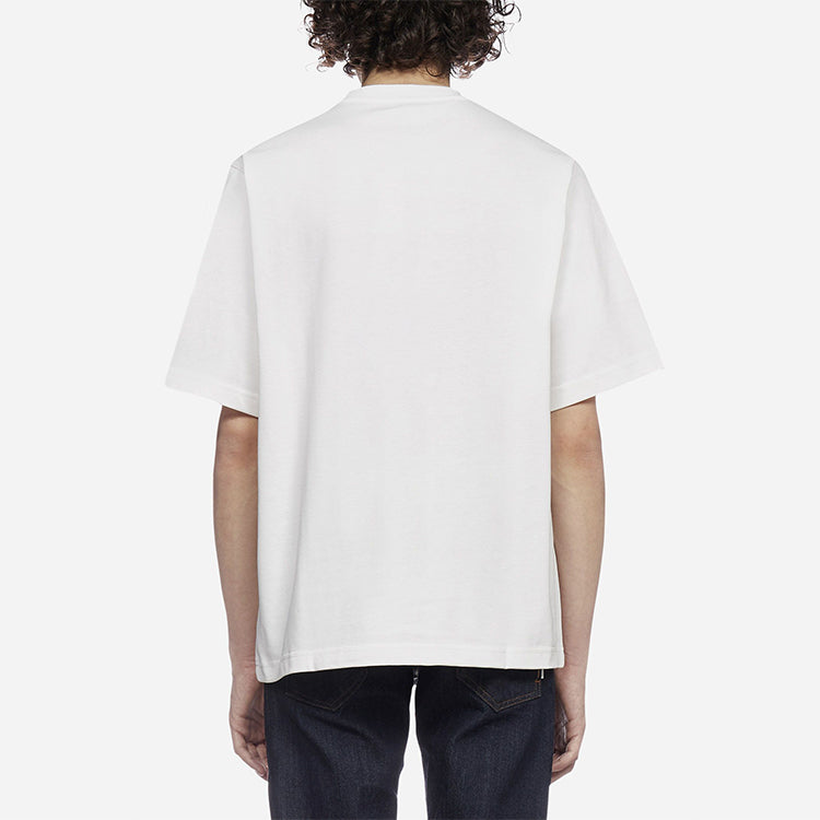 Men's KENZO Tiger Head Loose Short Sleeve White FB65TS0894YF-01B