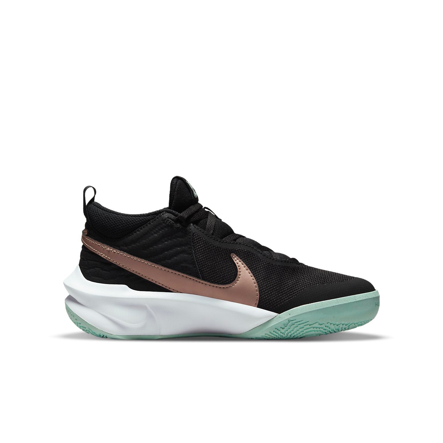 (GS) Nike Team Hustle D10 'Black Mint Metallic Red Bronze' CW6735-009