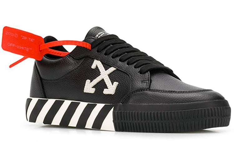 Off-White Vulcanized Low 'Black White' OMIA085F19D680011001