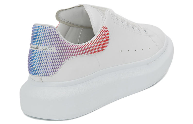 Alexander McQueen Thick-soled Low-top Sneakers 'White Pink Purple' 711139WICG48983
