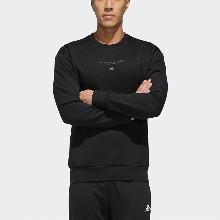 adidas Th Swt Silo Sport Round Collar Men's Black GM4413