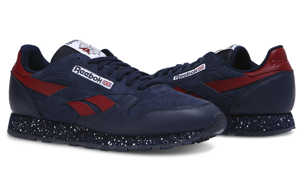 Reebok Cl Leather Mu Running Shoes Blue DV3945