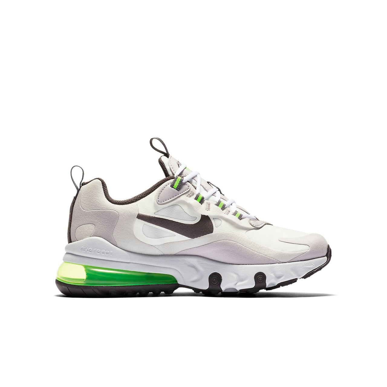 (GS) Nike Air Max 270 React 'White Silver Lilac' BQ0103-102