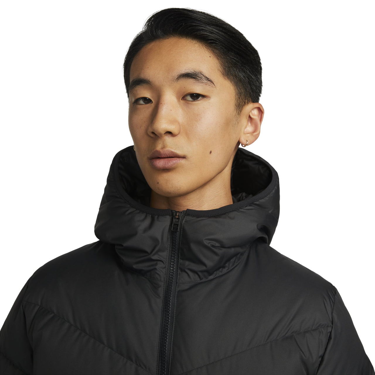 Nike Hooded Puffer Jacket Asia Sizing 'Black' DV1132-010