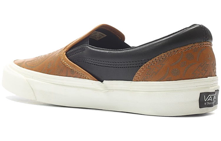 Vans Vault X Brooks England LTD X Taka Hayashi TH OG Classic Slip-On Black/Brown VN0A2Y36KCW