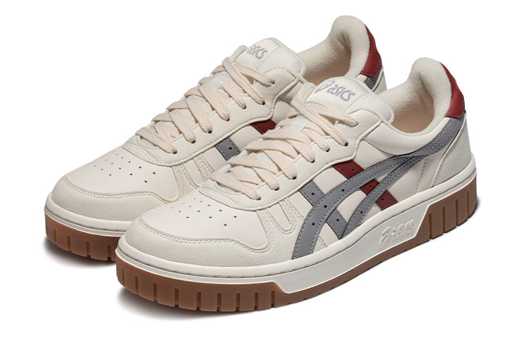 ASICS Court MZ Retro Casual Skateboarding Shoes Unisex Beige Gray 1203A127-107