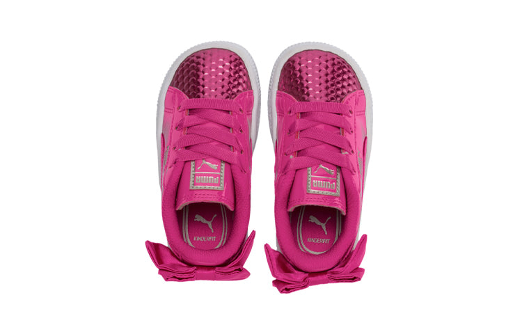 (PS) PUMA Basket Bow Coated Glam AC 'Pink' 368984-02