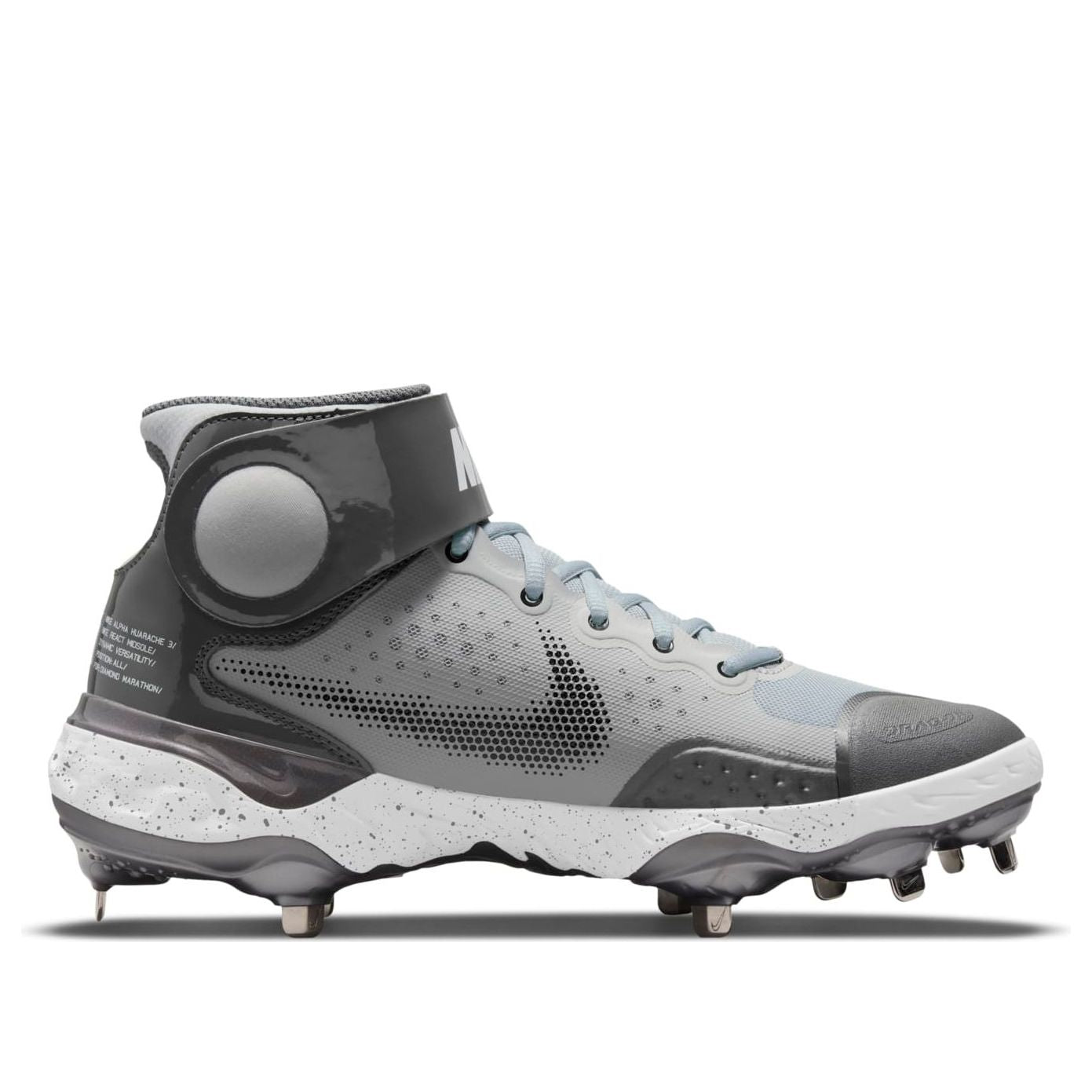 Nike Alpha Huarache Elite 3 Mid 'Light Smoke Grey' CK0745-010