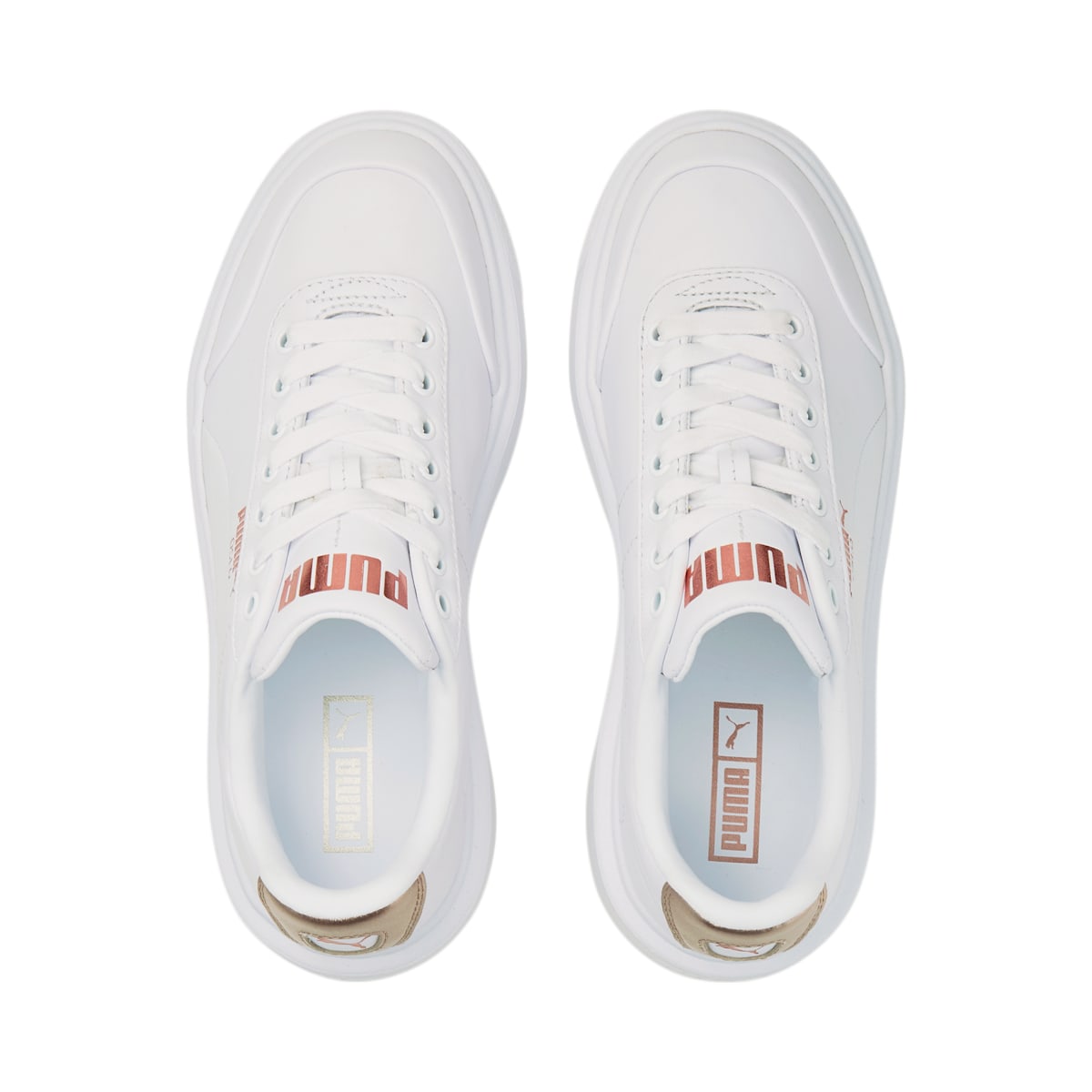 (WMNS) PUMA Oslo Maja Clean Metal 'White Ros -Gold' 382783-02