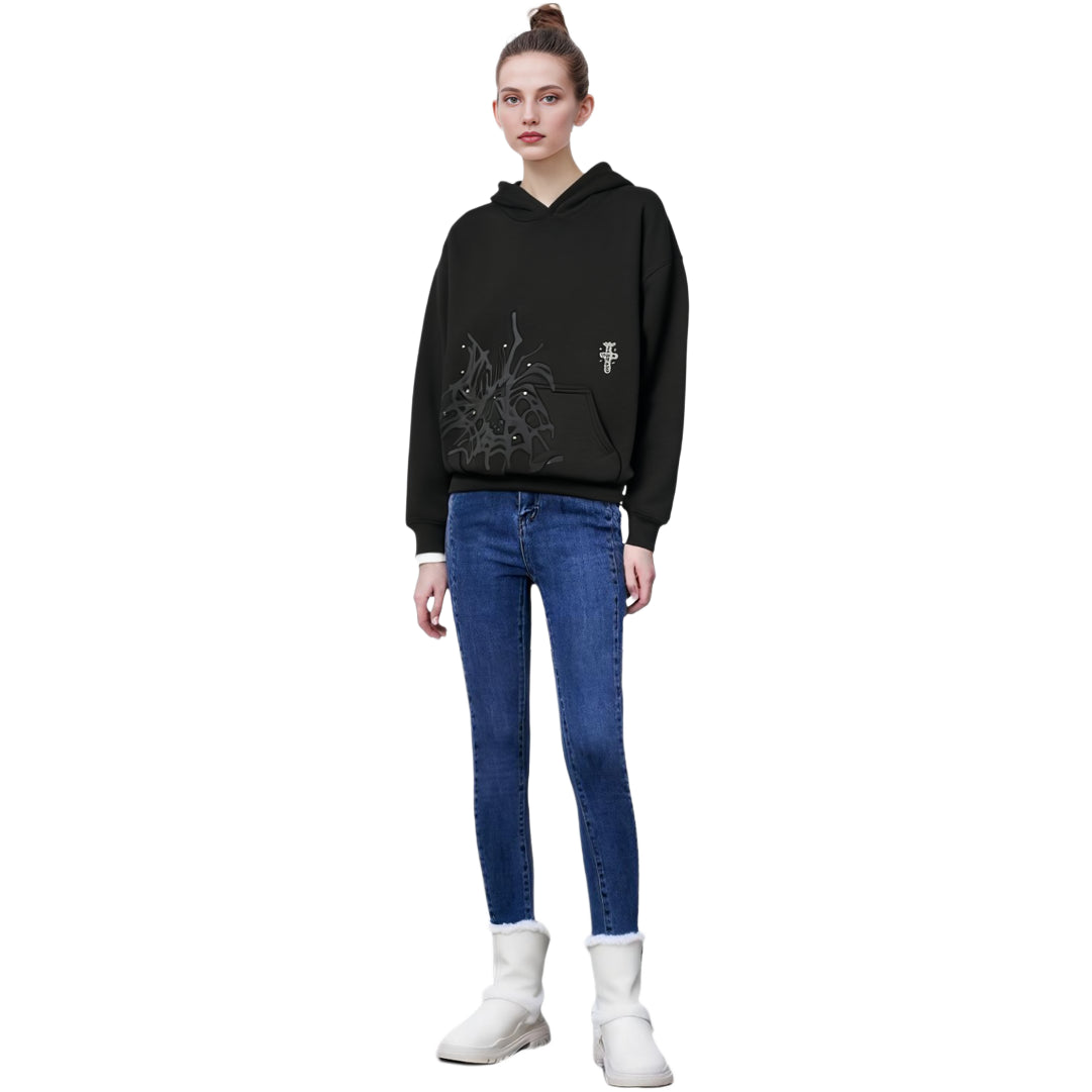 Travis Scott Cactus Jack FW22 Studded Hoodie 'Black' TS-22FW007