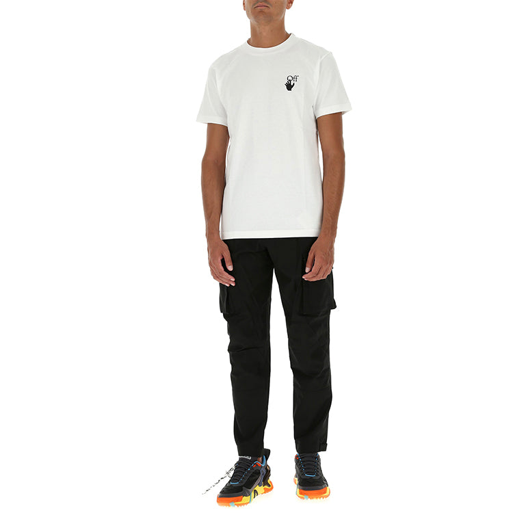 Off-White Arrow Painting Printing Short Sleeve White OMAA027F20FAB0040110