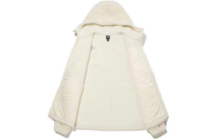 THE NORTH FACE Fleece Hoodie Jacket 'White' NJ4FM57A