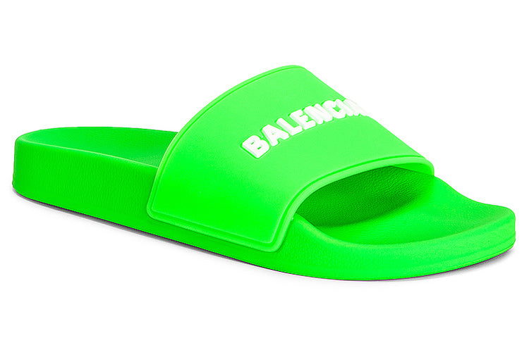 (WMNS) Balenciaga Pool Slide 'Neon Green' 565547W1S823590