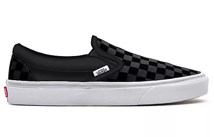 Vans Customs Checkerboard Slip-on Black/Grey Blackgray VN0A3CST012