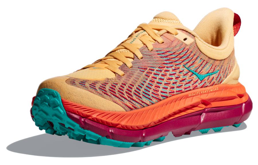 (WMNS) HOKA ONE ONE Mafate Speed 4 'Sunset Orange Teal' 1131056-IFLM