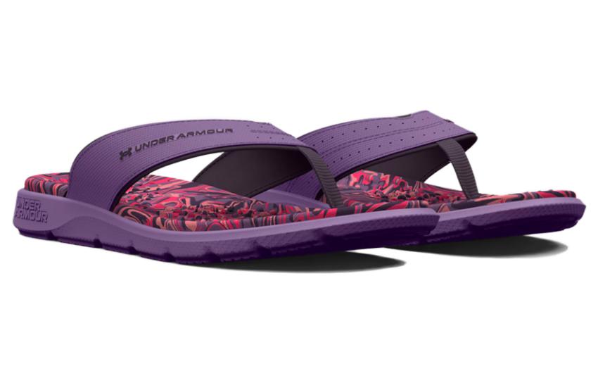 (WMNS) Under Armour Ignite Pro Marbella Graphic Sandal 'Retro Purple Marble' 3026031-500