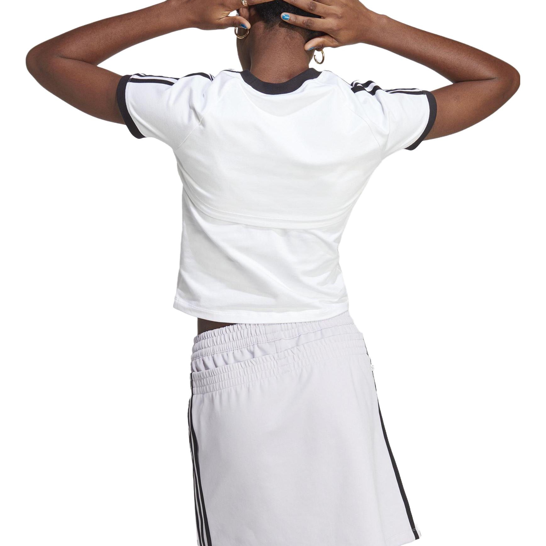 (WMNS) adidas Always Original T-Shirt Asia Sizing 'White Black' IC8808