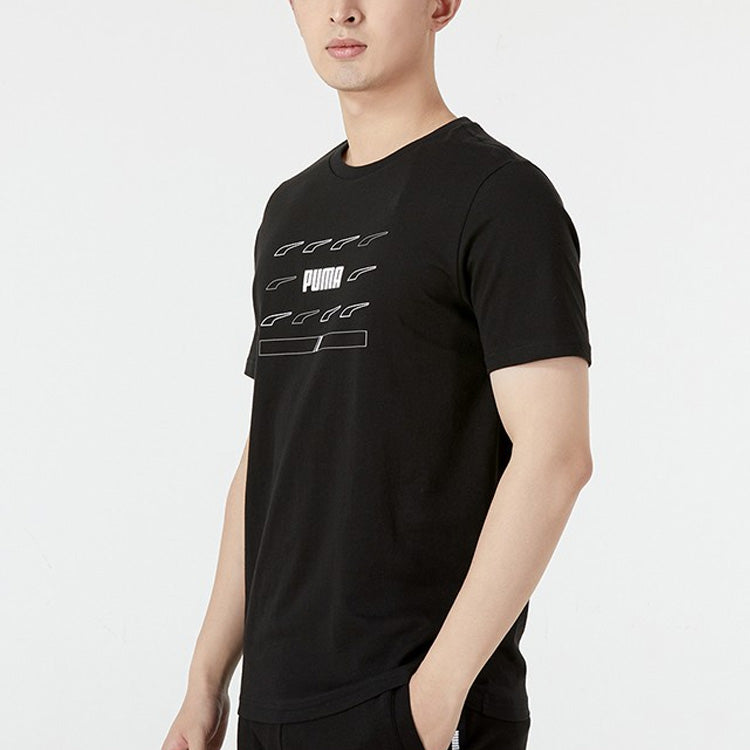 PUMA Graphic T-Shirts 'Black' 849571-01