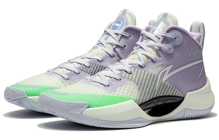 Li-Ning Superlight 'White Purple Green' ABAS027-5