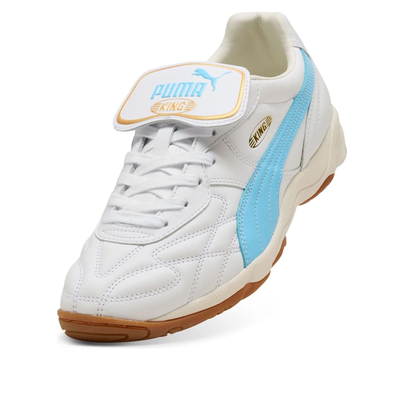 PUMA King Indoor 'White Light Blue' 401683-21