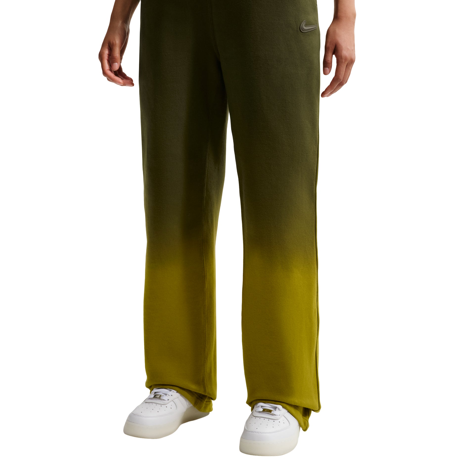 Nike NOCTA Open-Hem Fleece CS Pants 'Moss Medium Olive' HJ6336-390