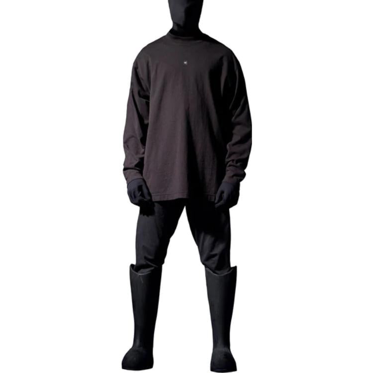 Yeezy Gap SS22 Logo Longsleeve Tee 'Dark Grey' YEEZY-SS22-088