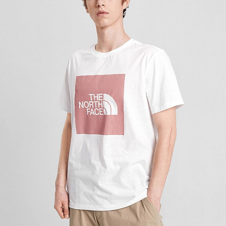 THE NORTH FACE Unisex Flash Dry Box Logo Tee White 499K-QR4