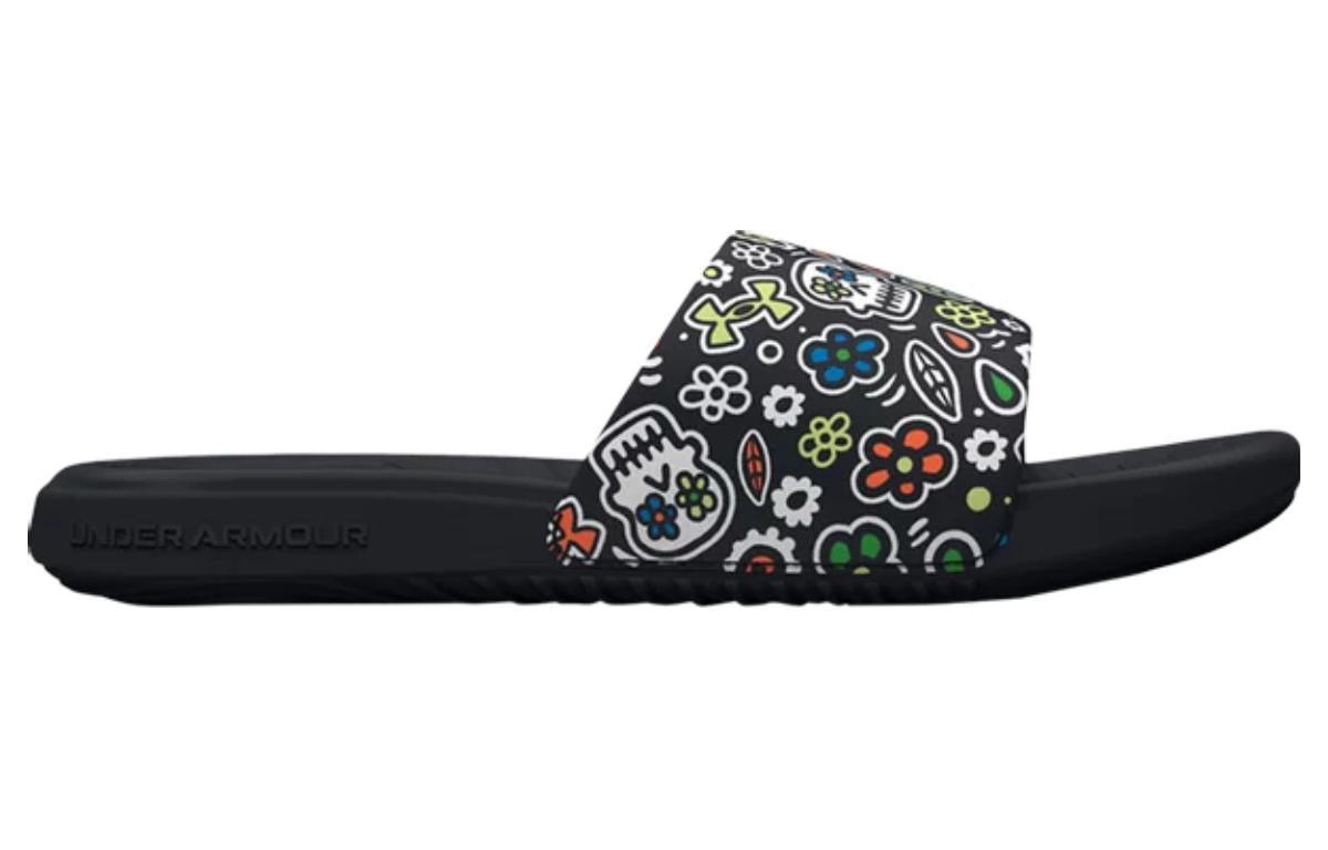 Under Armour Ansa Day Of The Dead Slides 'Black Multi' 3027163-001