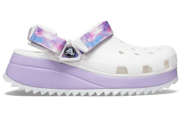 Crocs Classic Casual Unisex White Purple Sandals 'White Purple' 207772-577