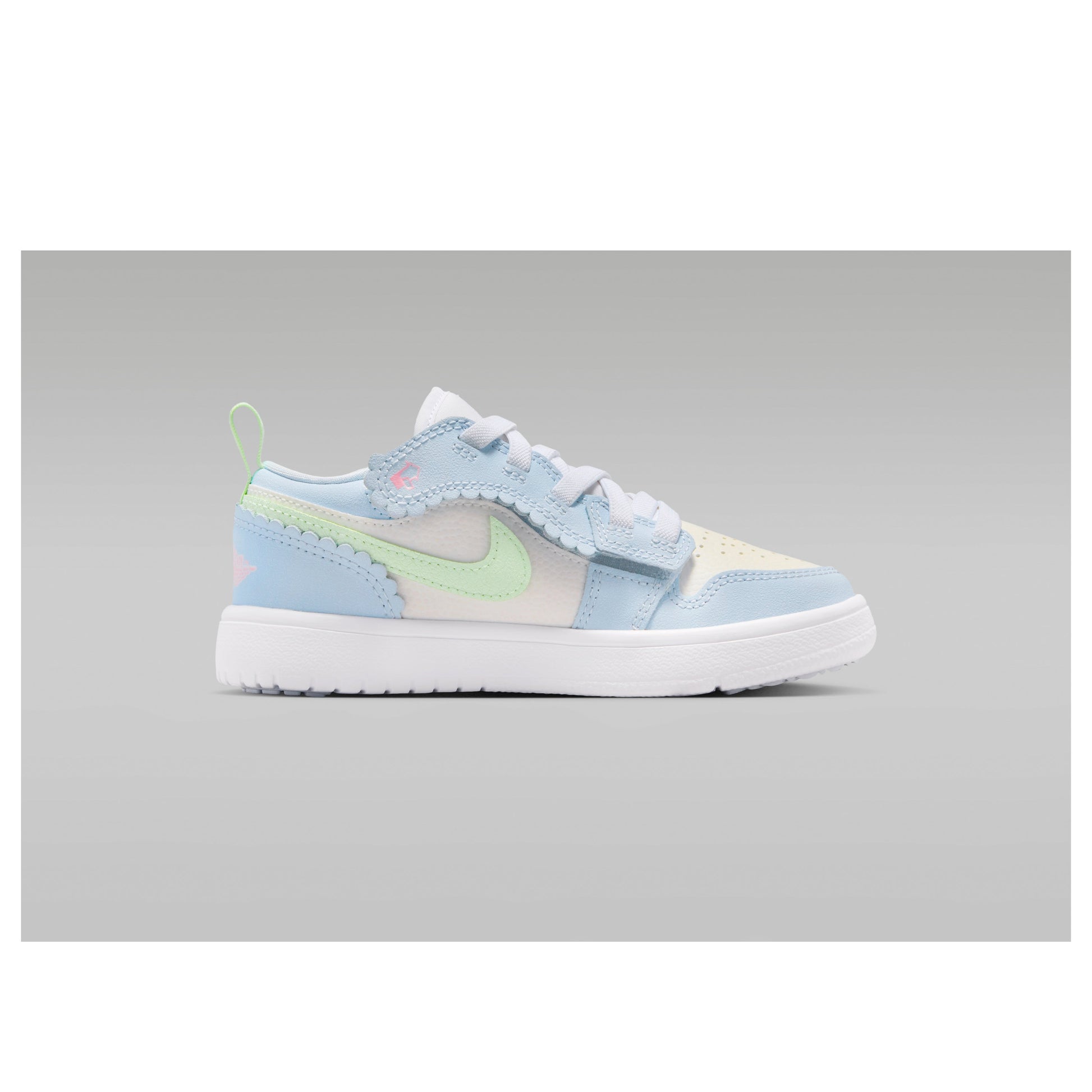 (PS) Air Jordan 1 Low ALT SE 'Half Blue Sail Vapor Green' IB7117-403