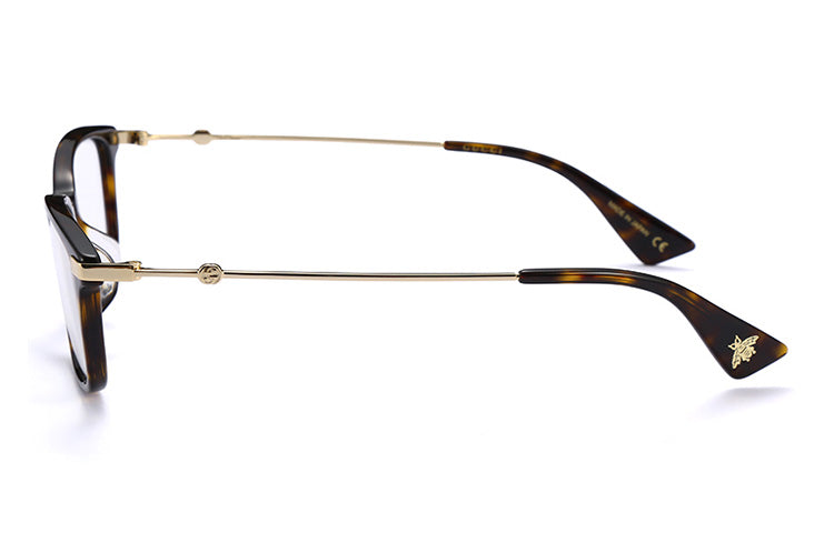 (WMNS) Gucci Brown Square Frame 54 Mm Glasses GG0759OA-002