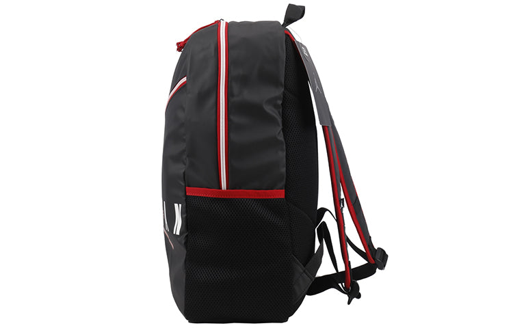 Air Jordan Jumpman Logo Crossover City School Backpack 'Black Red' 9A1982-023