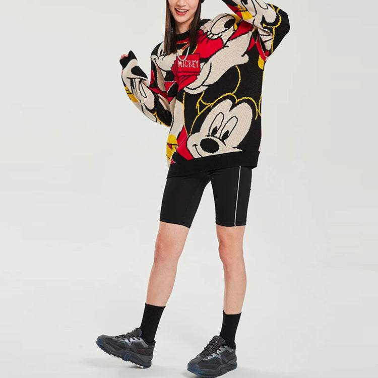 Li-Ning x Disney Graphic Crew Neck Sweater 'Multi-Color' AMBR002-1