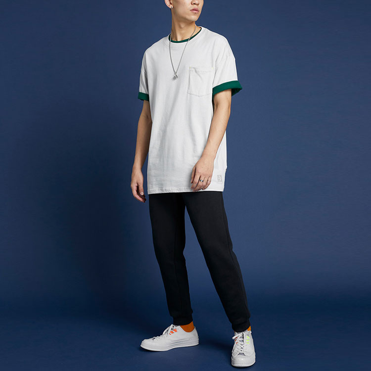 Converse Renew Oversized Crew Neck Pocket T-Shirt Asia Sizing 'Beige' 10020016-A03
