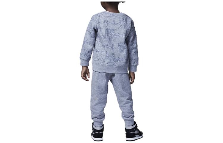 (TD) Air Jordan Take Flight Crewneck Sweatshirt and Joggers 'Grey' FV5905-091