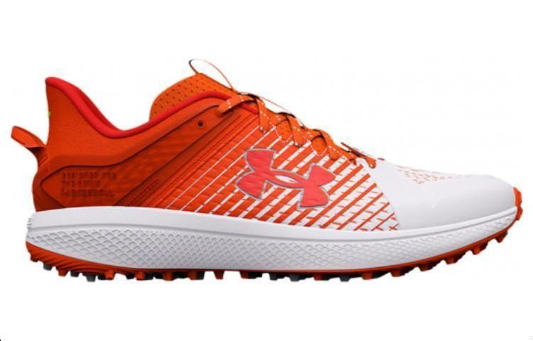 Under Armour Yard Turf Baseball Shoes 'Orange White' 3025593-800