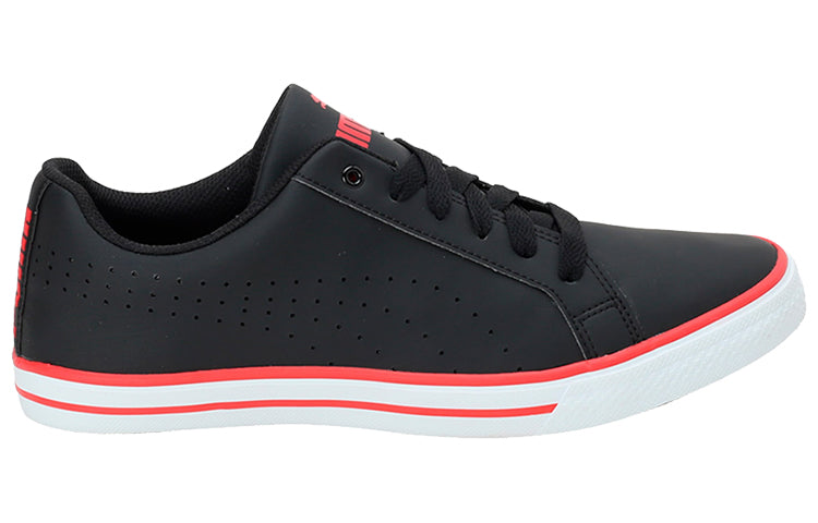 PUMA Rick Point Nu Idp Low Top Running Shoes Black/White/Red 367774-01