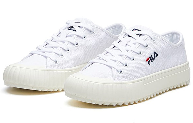 (WMNS) FILA Fmc Series Trail Low Top Canvas Sneakers White F52W014404FWT