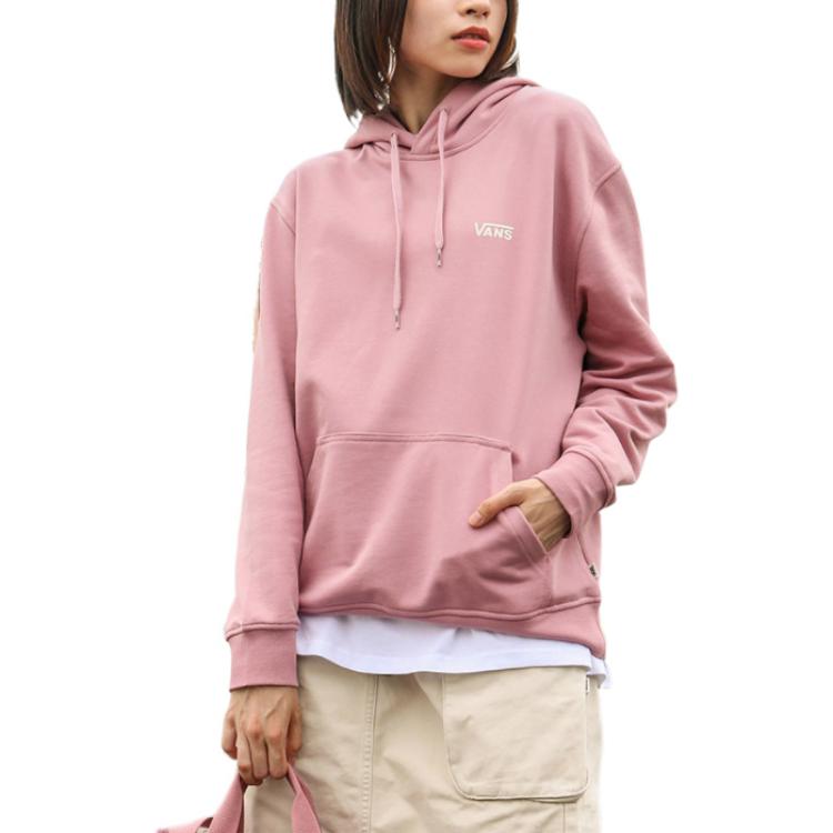 (WMNS) Vans Graphic Hoodies 'Pink White Blue' VN0002BUBD5