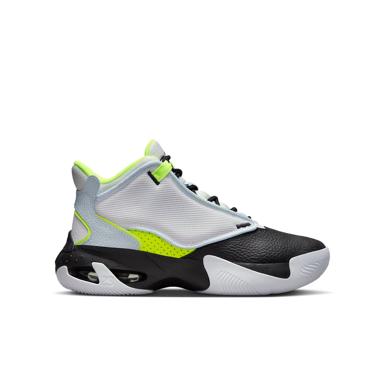 (GS) Air Jordan Max Aura 4 'Platinum Black Volt' DV3175-017