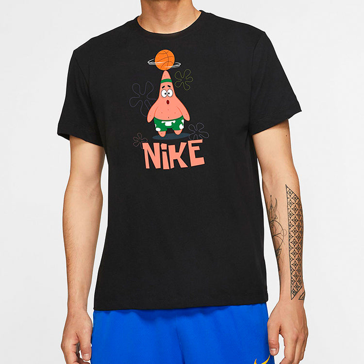 Nike Large Pattern Printing Short Sleeve Black CJ9267-010