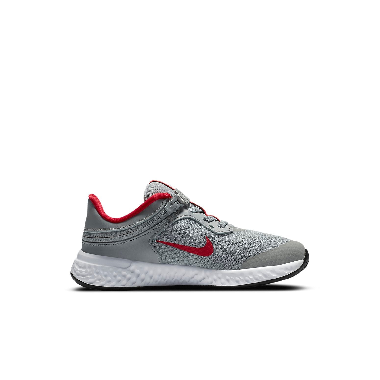 (PS) Nike Revolution 5 FlyEase 'Grey Red' CQ4648-013