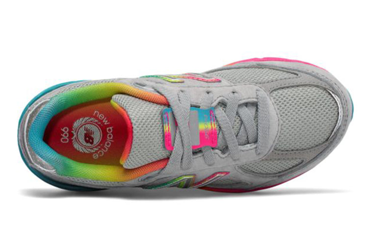 (GS) New Balance 990v4 'Grey Rainbow' KJ990O4G