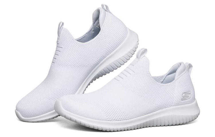(WMNS) Skechers Ultra Flex 'White' 12837-WHT