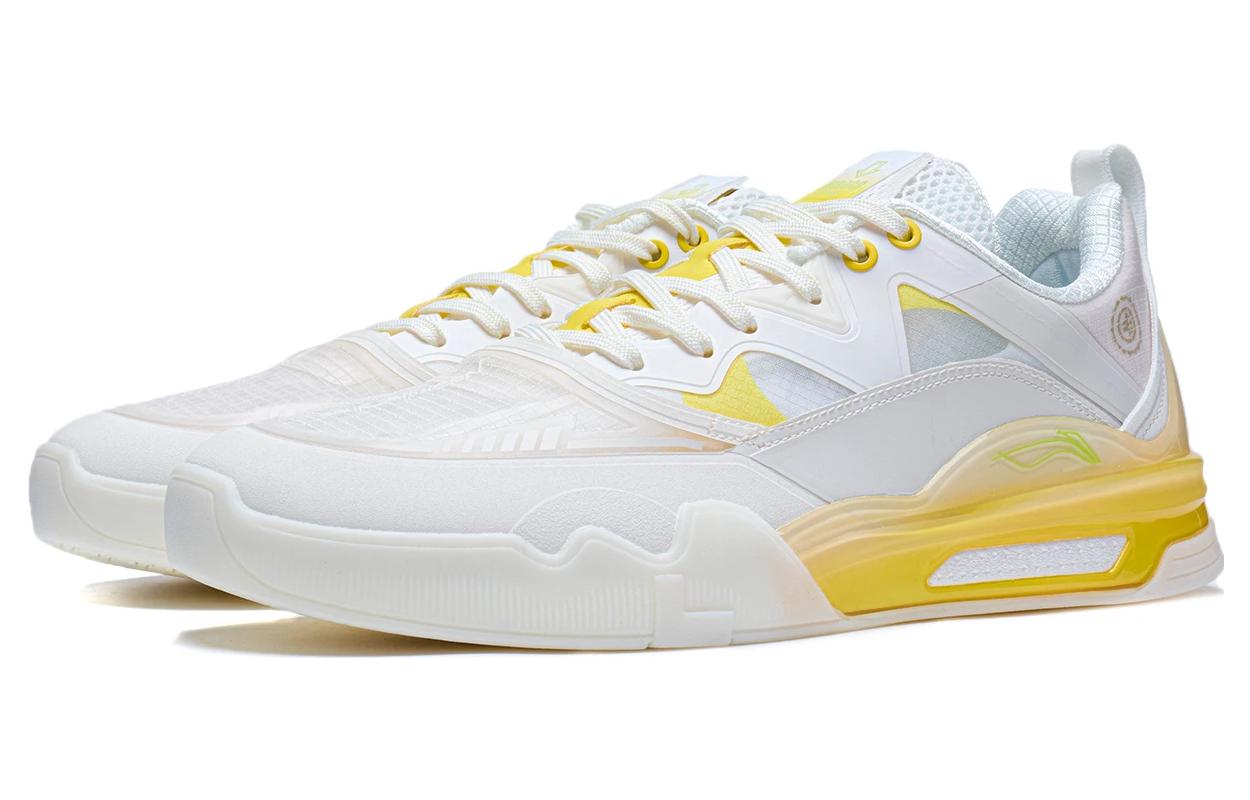 Li-Ning Ellington Skateboarding Shoes 'White Yellow' AEPR009-27