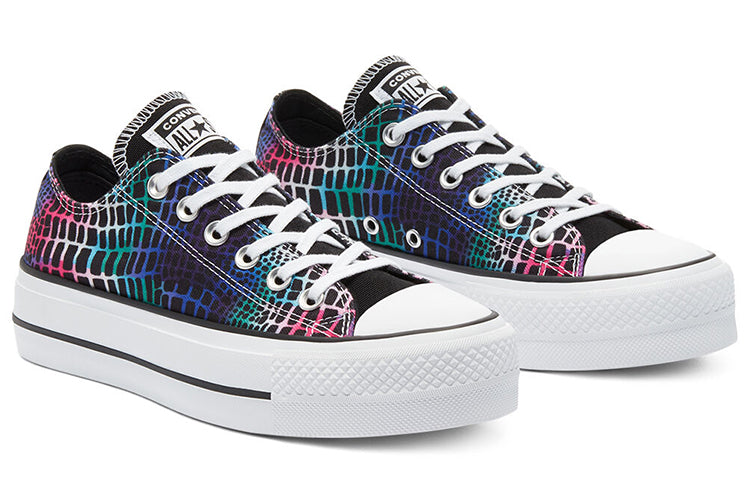 (WMNS) Converse Chuck Taylor All Star Platform Low 'Digital Daze - Crocodile Scales' 570518C