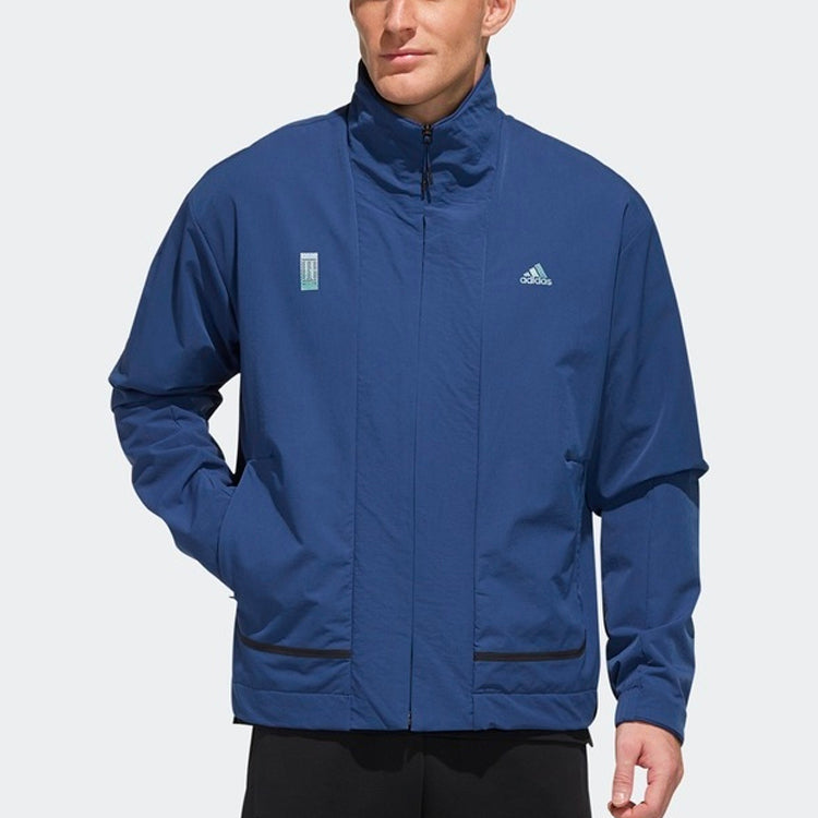 adidas Sports Stylish Jacket 'Blue' FM9358